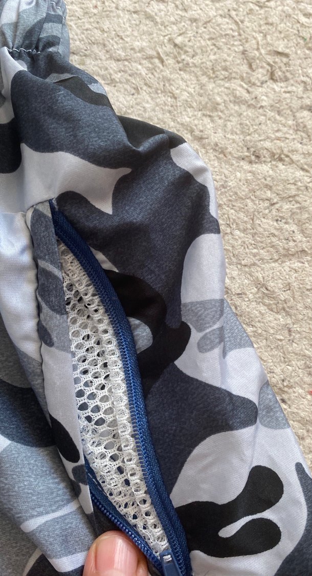 Gri Kamuflaj Desenli Mini Erkek Şort - Görsel 2