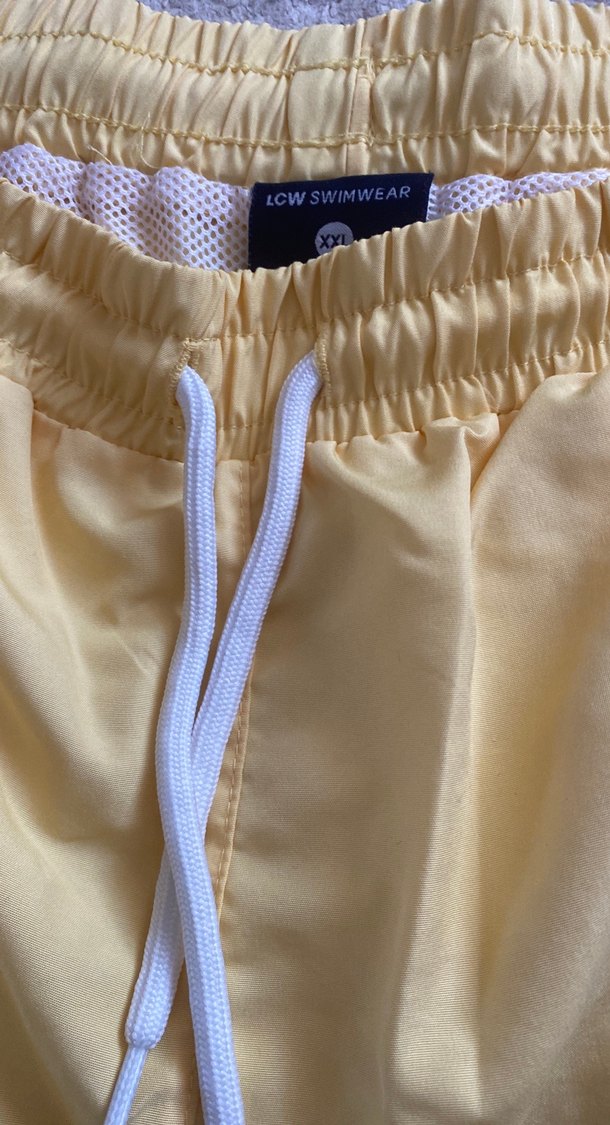 Sarı Midi Erkek Plaj Şortu - Görsel 5