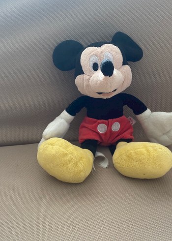 Siyah Mickey Mouse Peluş Oyuncak - Görsel 5
