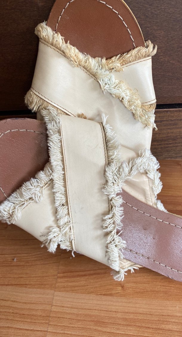 Bej Fırfırlı  düz terlik pükülü detaylı - Görsel 4