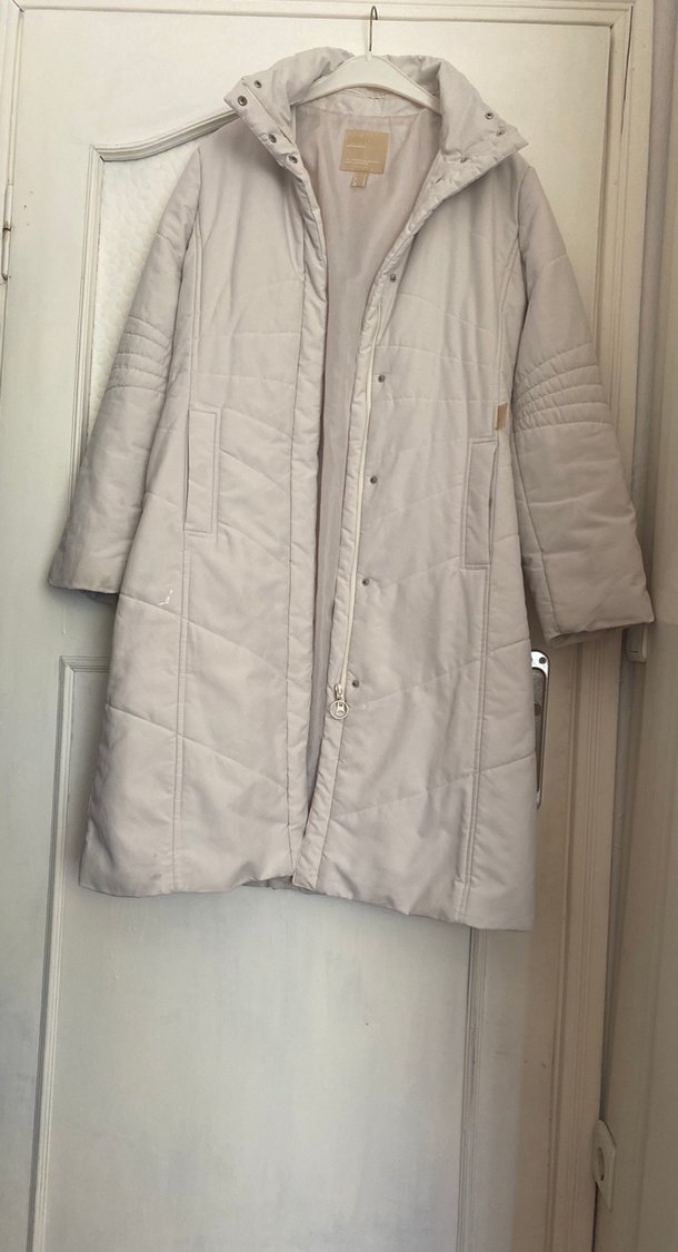 Su geçirmez mont fermuarlı kol manşeti örme bandajl - Görsel 2