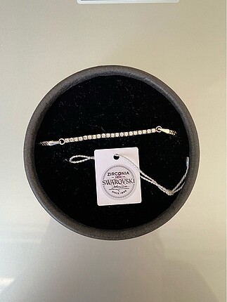 Swarovski Su Yolu Gümüş Bileklik (925 Ayar Gümüş)