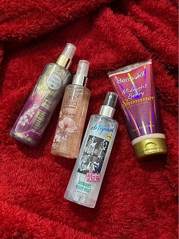 Işıltılı Body Mist ve Body Lotion