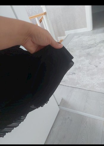 Siyah Uzun Pilili Gotik Elbise - Görsel 6