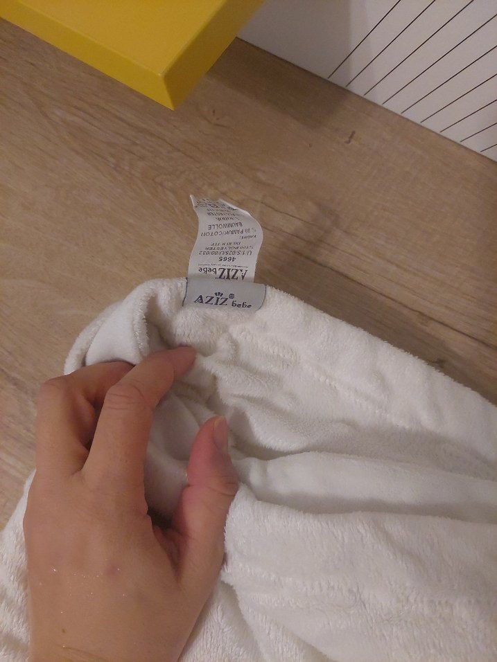 Nakışlı Bebek Battaniyesi, Beyaz, Pastel Renkli - Görsel 2