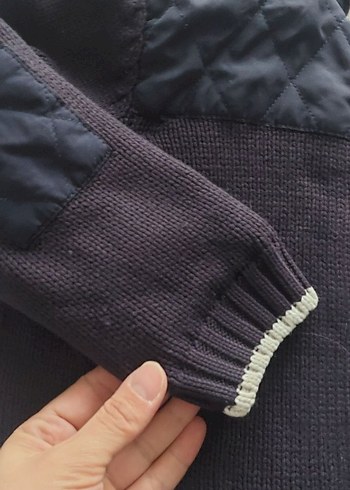 Erkek Çocuk Gri Kapüşonlu Fermuarlı Ceket - Görsel 3