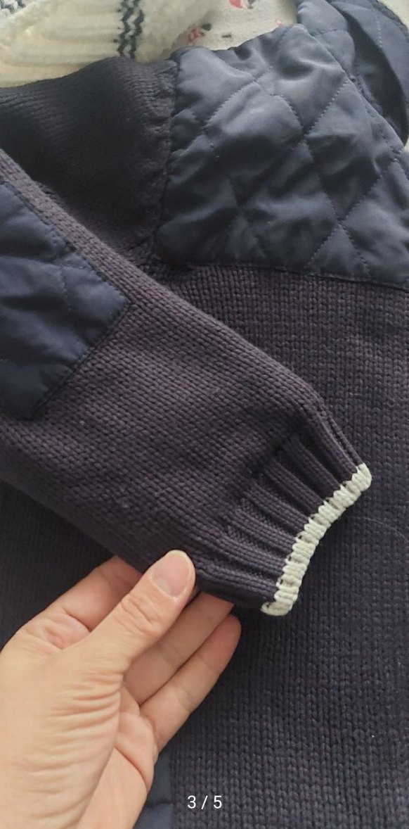 Erkek Çocuk Gri Kapüşonlu Fermuarlı Ceket - Görsel 3