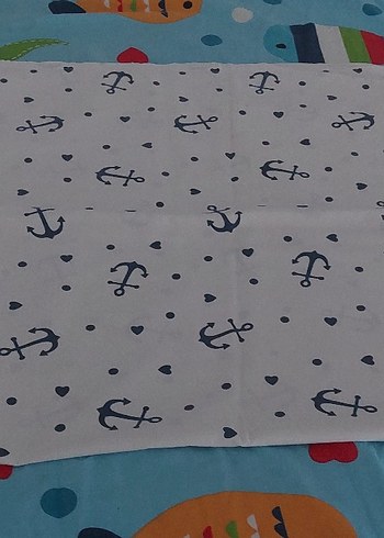 Çocuklar için Çapa Desenli Çok Renkli nevresim takimi - Görsel 2