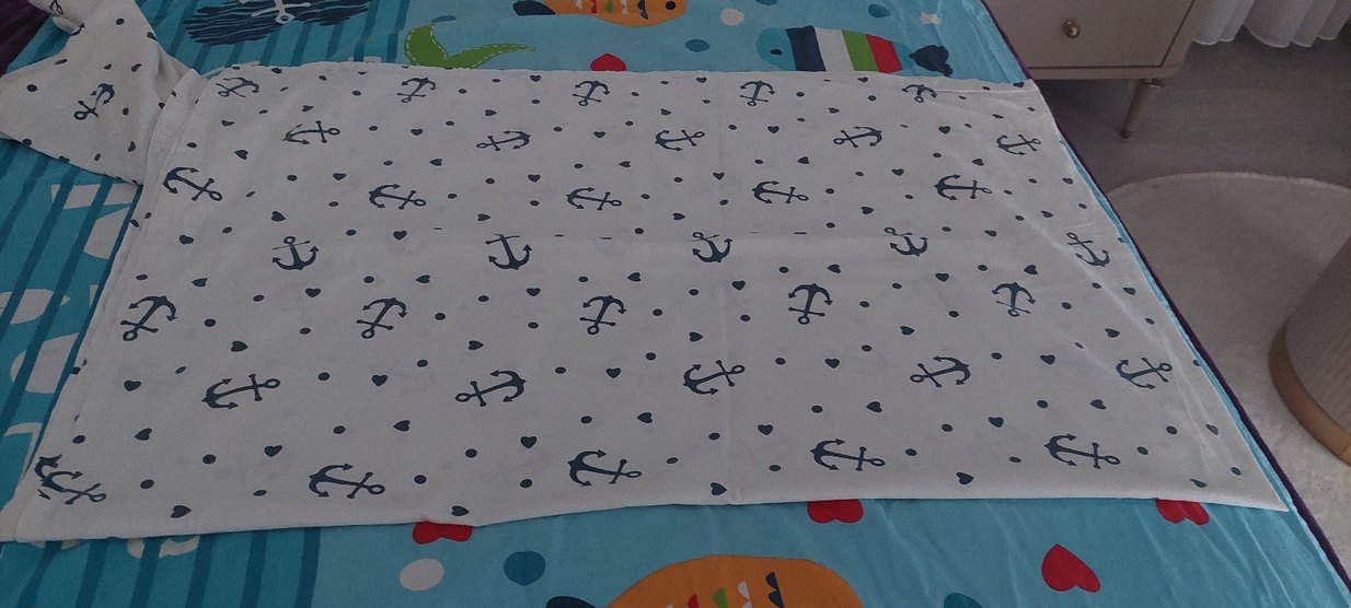 Çocuklar için Çapa Desenli Çok Renkli nevresim takimi - Görsel 2