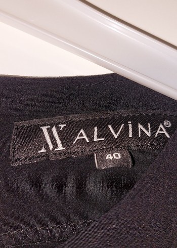 Uzun Kollu Siyah tunik veya elbise - Görsel 8