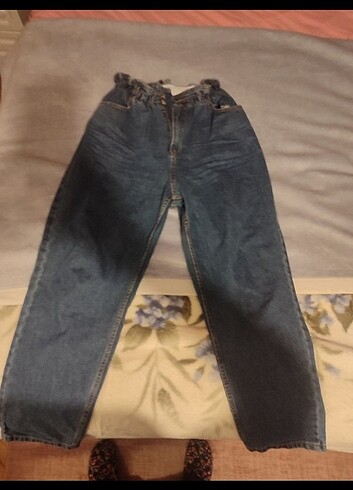 46 Beden lacivert Renk Mom jeans