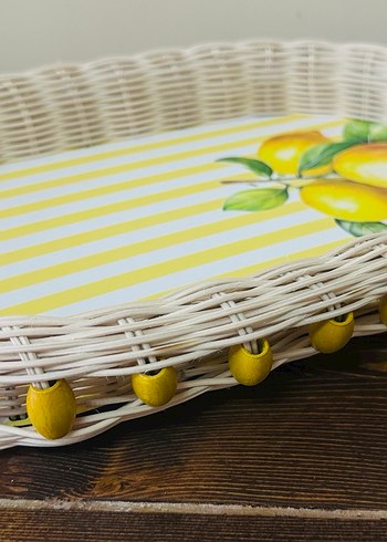 Sarı Baskılı Bohem sunumluk - Görsel 6