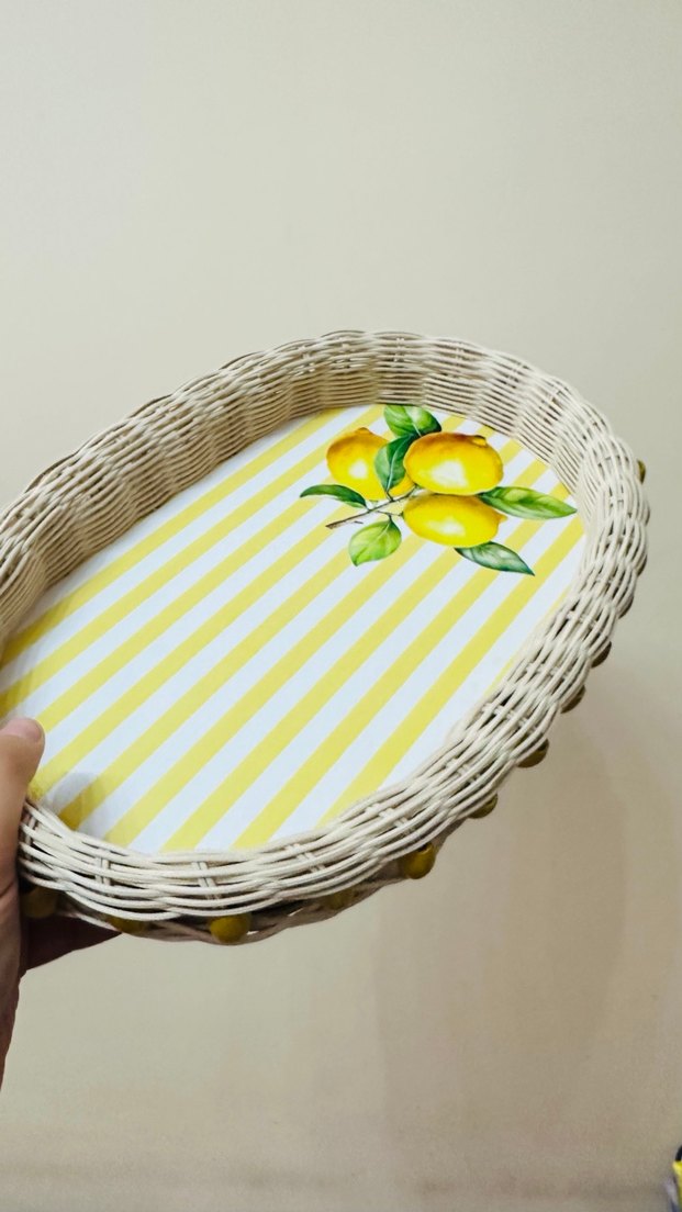 Sarı Baskılı Bohem sunumluk - Görsel 5