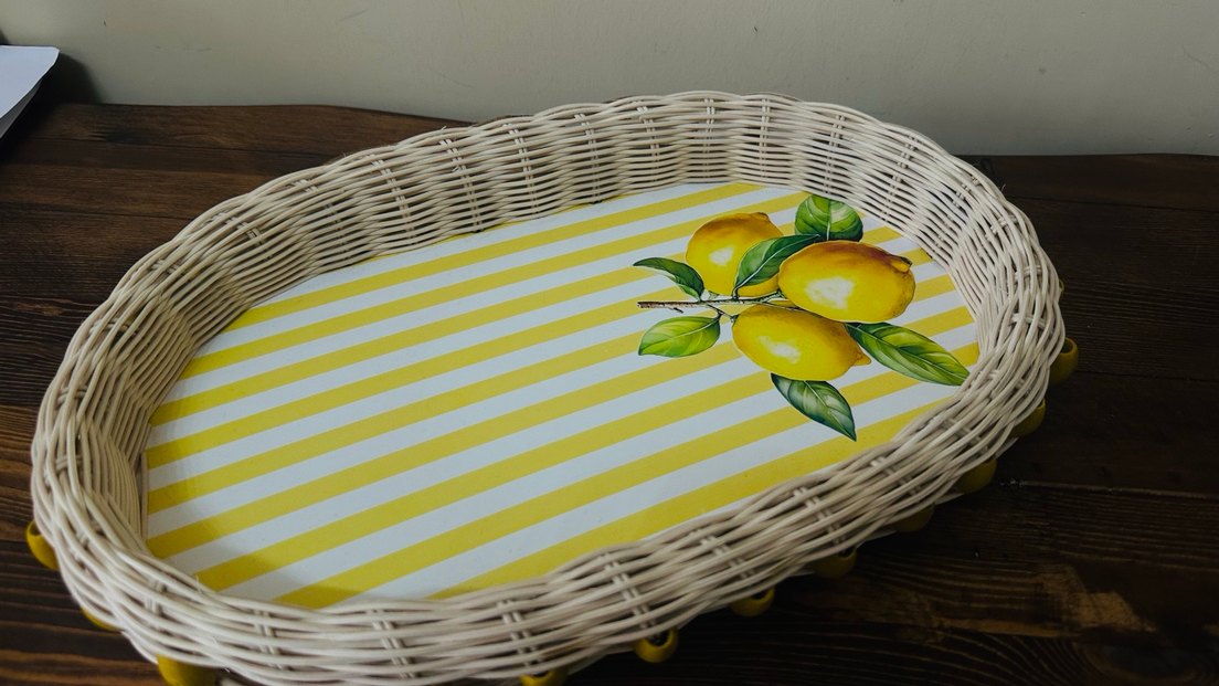 Sarı Baskılı Bohem sunumluk - Görsel 2