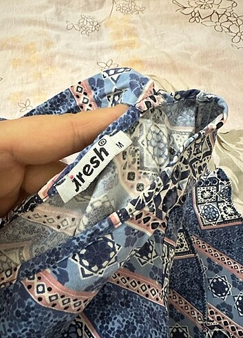 American Apparel Geometrik desenli gömlek