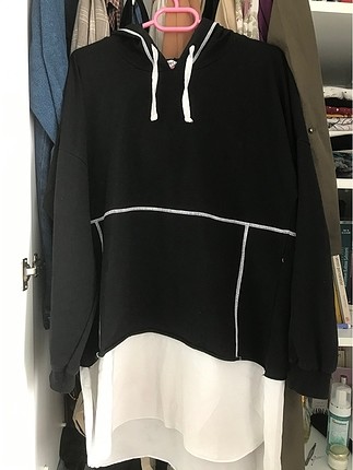 Gömlekli sweatshirt