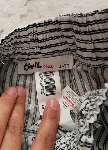 Civil Kız çocuk pantolon 