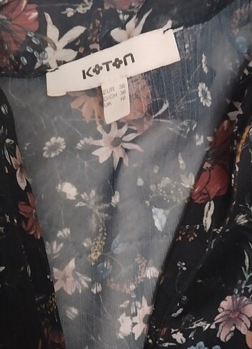 Koton şifon elbise 
