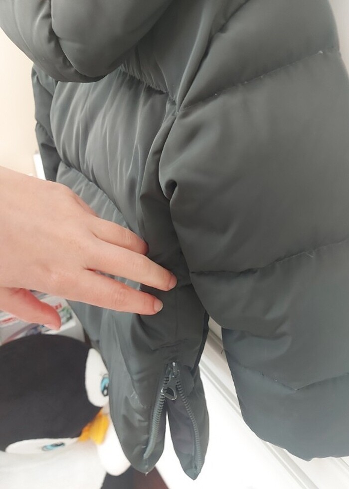 Zara Kuş Tüyü Mont Kaban - Görsel 5