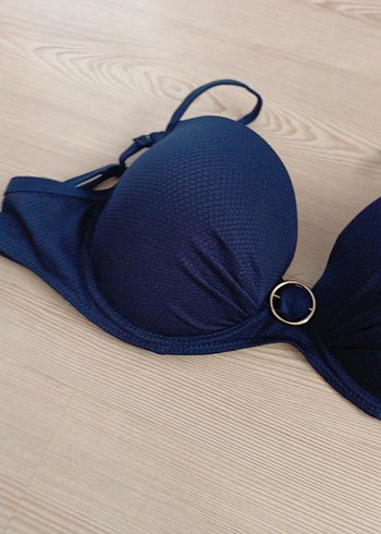 Infinity Lacivert Minimalist Bikini Üstü