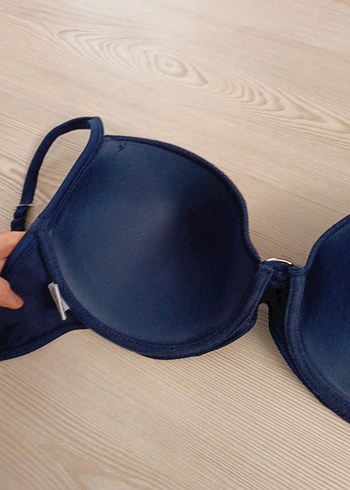 l Beden lacivert Renk Lacivert Minimalist Bikini Üstü