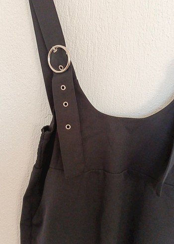 Kadın Siyah Salopet - Görsel 2