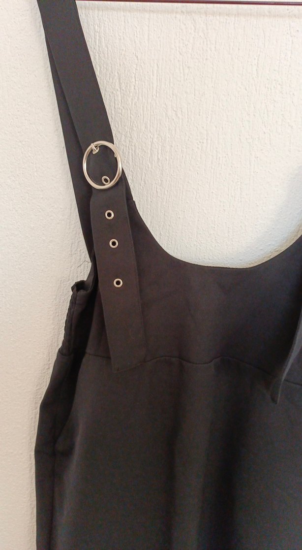 Kadın Siyah Salopet - Görsel 2