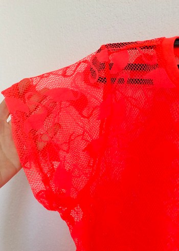 flamingo Dantel Detaylı plaj kıyafeti - Görsel 2