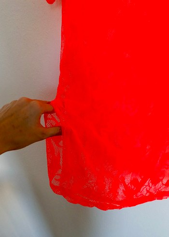 flamingo Dantel Detaylı plaj kıyafeti - Görsel 5