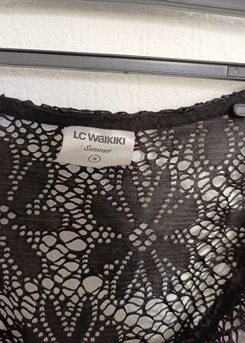 Dantel Siyah plaj Elbisesi - Görsel 3