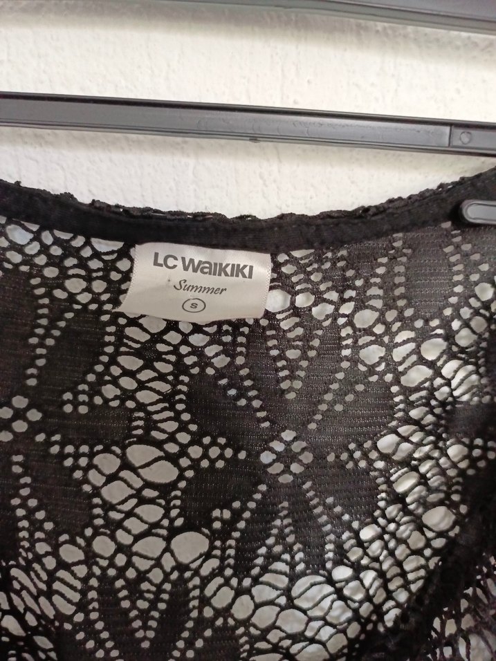 Dantel Siyah plaj Elbisesi - Görsel 3