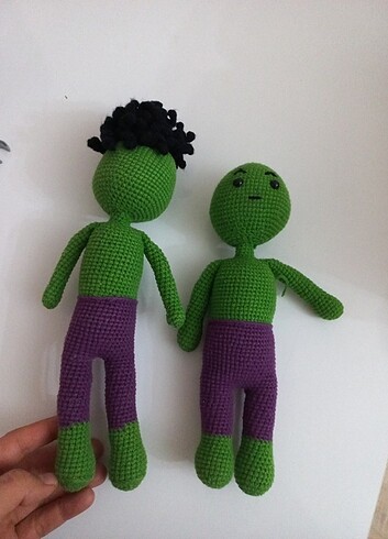  El örgüsü hulk super kahraman