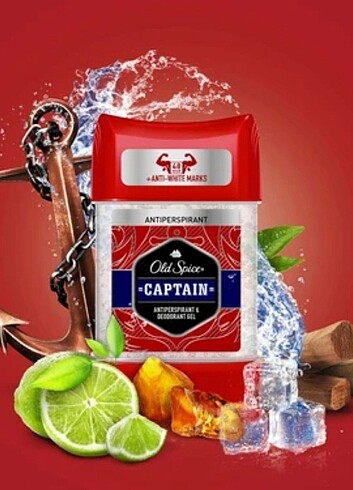 Old Spice Captain Antiperspirant (2adet)