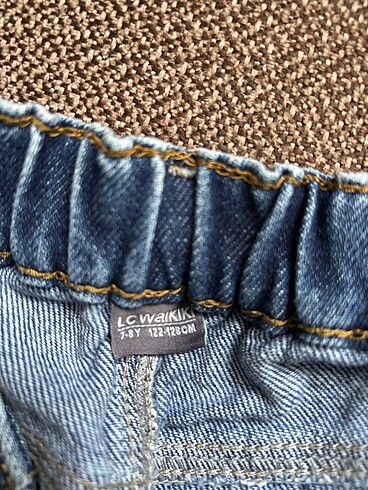 7 Yaş Beden mavi Renk Kız çocuk jean