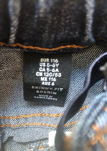 H&M H&M erkek çocuk kot pantolon