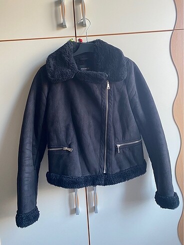 Yünlü ceket mont #pullandbear