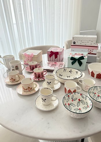 Lc Waikiki Home Beyaz Ve Desenli Fincan Setleri