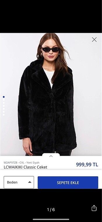 LC Waikiki LC Waikiki peluş kaban