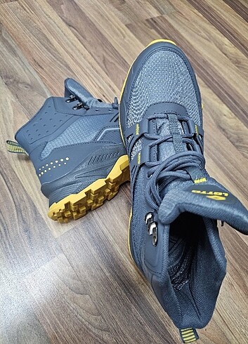41 Beden gri Renk Lotto OSCAR HIGH WP 3PR Gri Erkek Outdoor Bot