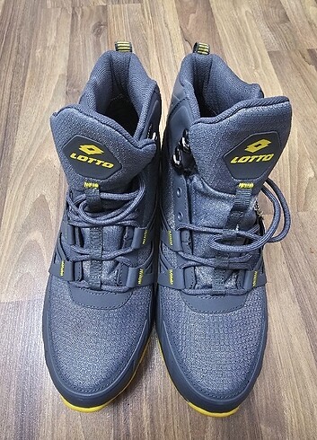 42 Beden Lotto OSCAR HIGH WP 3PR Gri Erkek Outdoor Bot