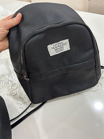 siyah küçük boy sırtçantası - Görsel 7