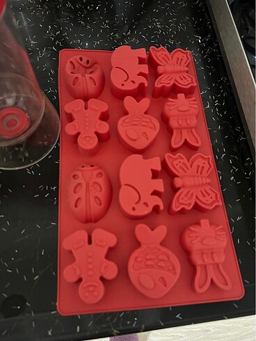 Pasta dökme kabı ve silikon kalıbı - Görsel 6