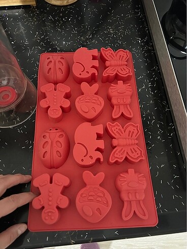 Pasta dökme kabı ve silikon kalıbı - Görsel 7