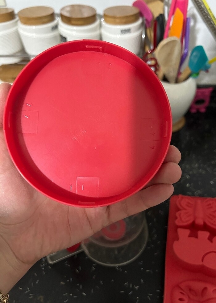 Pasta dökme kabı ve silikon kalıbı - Görsel 3