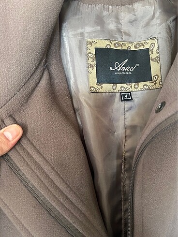 Vizon kaşe fermuarlı mont - Görsel 5