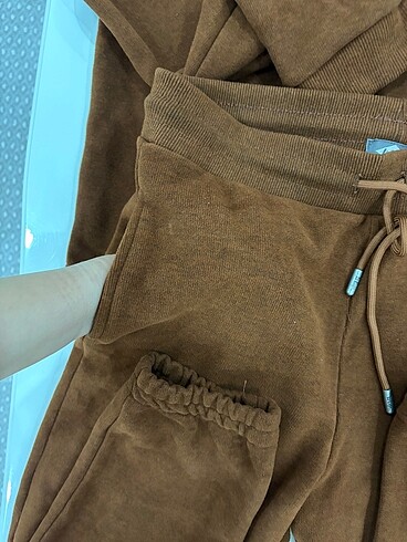 Lee Cooper taba renk eşofman takımı - Görsel 13