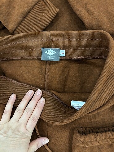 Lee Cooper taba renk eşofman takımı - Görsel 12