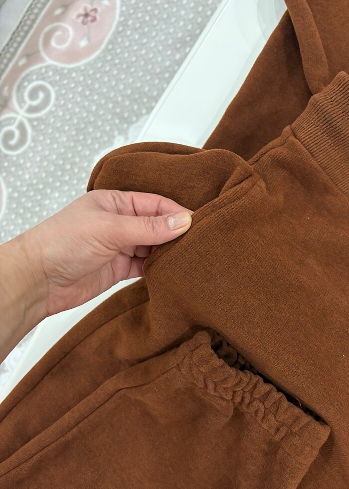 Lee Cooper taba renk eşofman takımı - Görsel 4