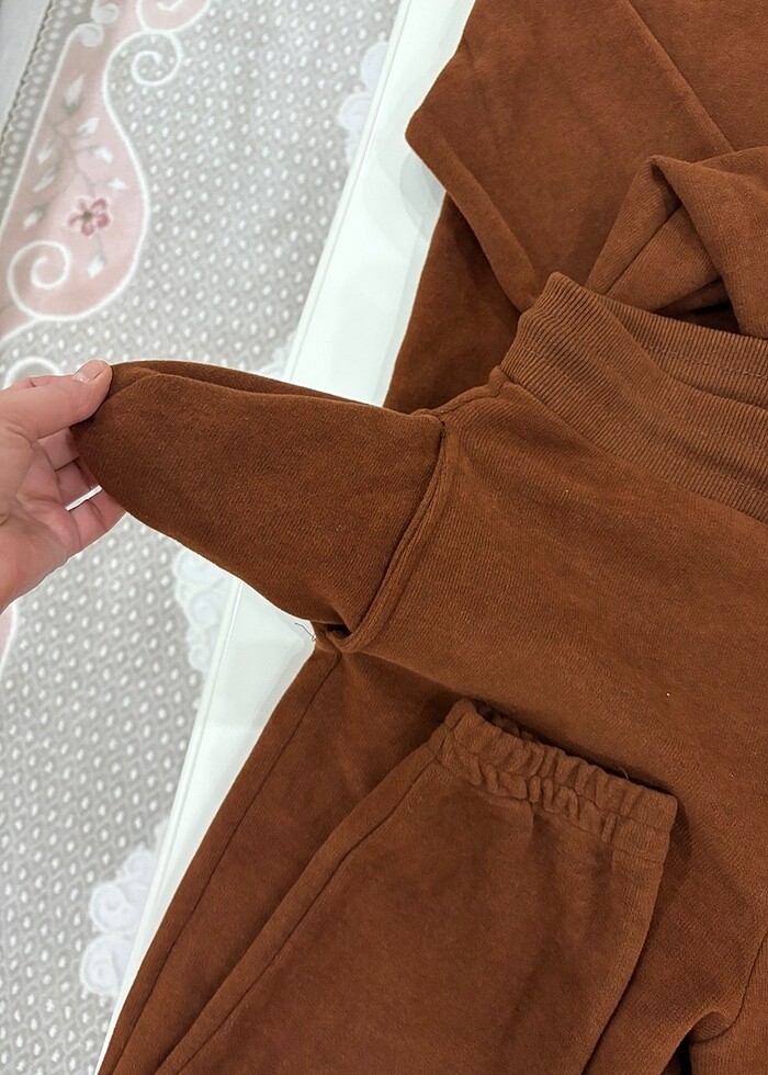 Lee Cooper taba renk eşofman takımı - Görsel 5