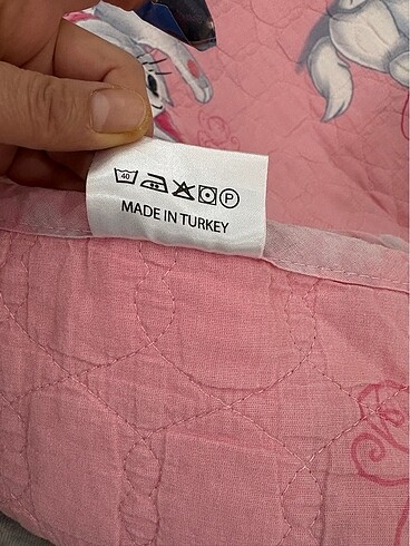 Cotton touch kedili yatak örtüsü kapitone - Görsel 5